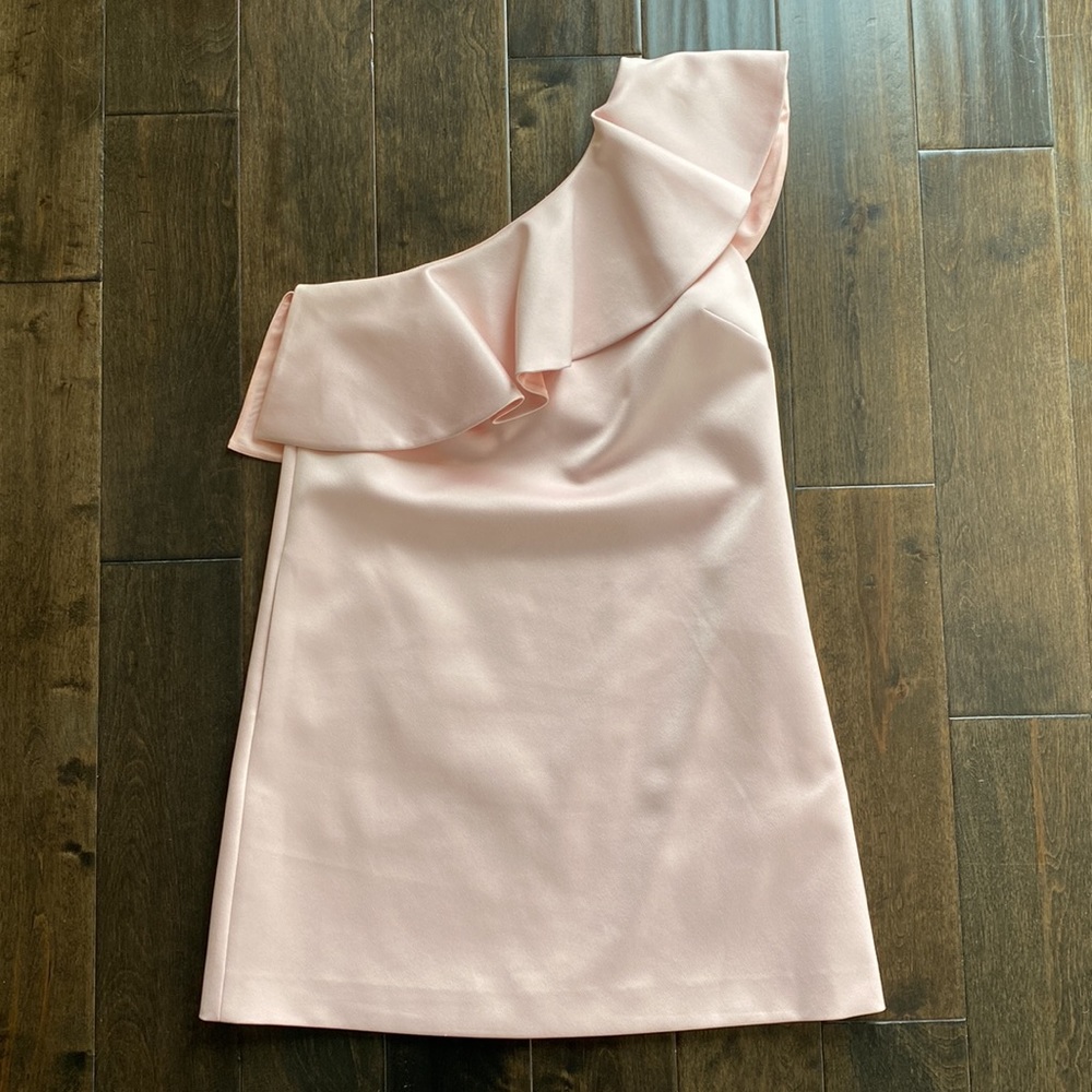 Anthropologie BHLDN Hitherto Romane Ruffle One Shoulder Dress - Picture 4 of 6